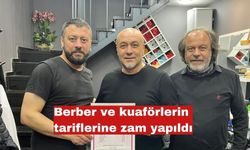 Keşan Berberler ve Kuaförler Odası yeni fiyat tarifesini duyurdu