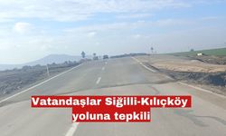 Vatandaşlar, Siğilli-Kılıçköy yoluna tepkili