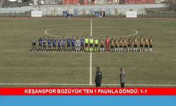 Keşanspor, Bozüyük’ten 1 puanla dönüyor: 1-1