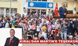 Tamer Kıral’dan Ediz Martin’e teşekkür