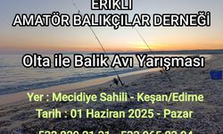 1 Haziran’da Mecidiye’de balık avı yarışması yapılacak