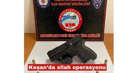 Keşan’da ruhsatsız silah operasyonu
