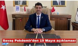 Savaş Pekdemir’den 19 Mayıs açıklaması