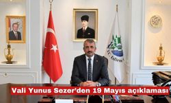 Vali Sezer'den 19 Mayıs açıklaması