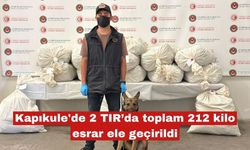 Kapıkule'de 2 TIR’da toplam 212 kilo esrar ele geçirildi