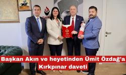 Başkan Akın ve heyetinden Ümit Özdağ’a Kırkpınar daveti