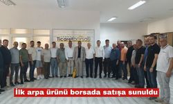 İlk arpa ürünü Keşan Ticaret Borsası’nda satışa sunuldu