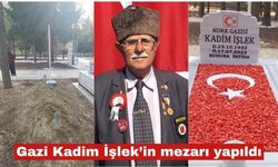 Haberimiz Ses Getirdi: Gazi Kadim İşlek’in mezarı yapıldı