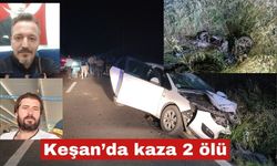 Keşan’da otomobil ile motosiklet çarpıştı 2 ölü