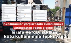 Kunduracılar Çarşısı’ndaki çalışmalara  vatandaştan eleştiri