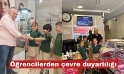 Öğrencilerinden esnafa atık pil duyarlılığı