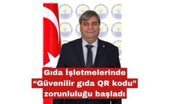 Gıda İşletmelerinde “Güvenilir gıda QR kodu” zorunluluğu başladı