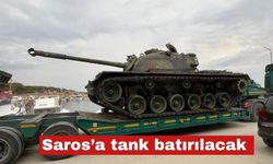 Saros'a bugün hurda tank batırılacak