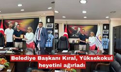 Belediye Başkanı Kıral, Yüksekokul heyetini ağırladı