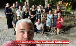 86 mezunlarından anlamlı buluşma