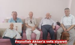 Feyzullah Aktan’a vefa ziyareti