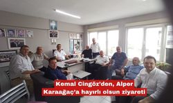 Kemal Cingöz’den, Alper Karaağaç’a hayırlı olsun ziyareti
