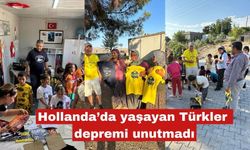Hollanda’da yaşayan Türkler depremi unutmadı