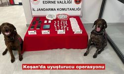 Keşan’da jandarmadan operasyon; 1 kilo metemfetamin