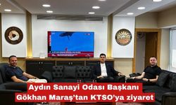 Aydın Sanayi Odası Başkanı Gökhan Maraş’tan KTSO’ya ziyaret
