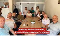 Mahalle Muhtarlarından, Eylem Ulusoy Akdemir’e ziyaret