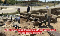 Parion'da 11'inci yüzyıla ait mezar grubu bulundu