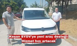 Keşan SYDV’ye yeni araç desteği: Hizmet hızı artacak