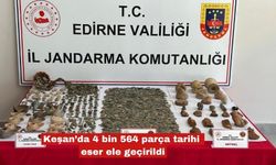 Keşan’da 4 bin 564 parça tarihi eser ele geçirildi