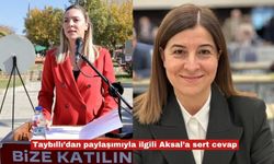 Taybıllı’dan paylaşımıyla ilgili Aksal’a sert cevap