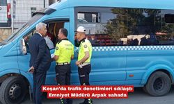 Trafik denetimleri sıklaştı: Emniyet Müdürü Arpak sahada