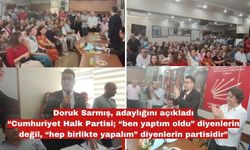 Doruk Sarmış, CHP İlçe Başkanlığı’na adaylığını açıkladı