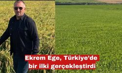 Ekrem Ege, Türkiye’de bir ilki gerçekleştirdi