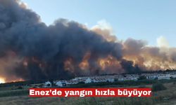 Enez’de Orman Yangını: Gülçavuş sahili boşaltılıyor