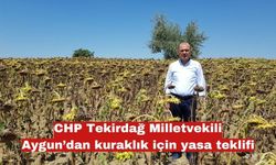 Aygun’dan kuraklık için yasa teklifi