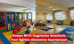 Keşan MYO Uygulama Anaokulu Yeni dönemine hazırlanıyor