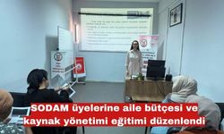 SODAM üyelerine kaynak yönetimi eğitimi düzenlendi