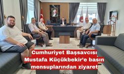 Mustafa Küçükbekir’e basın mensuplarından ziyaret