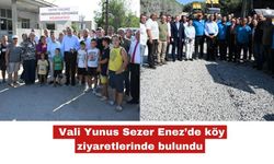 Vali Yunus Sezer Enez’de köy ziyaretlerinde bulundu