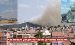 Keşan’daki yangın yerleşim yerlerine dayandı