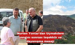 Yontar'dan Uçmakdere yangını sonrası teşekkür