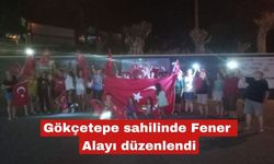 Gökçetepe sahilinde Fener Alayı düzenlendi