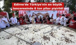 Türkiye'nin en büyük tenceresinde 6 ton pilav pişirildi