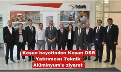 Keşan heyetinden Teknik Alüminyum’a ziyaret