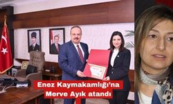 Enez Kaymakamlığı’na Merve Ayık atandı