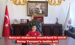 Gencan makamını minik Seray Yavaşer’e teslim etti