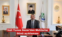 Edirne Valisi Yunus Sezer’in Muhtarlar Günü açıklaması
