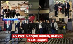 AK Parti Gençlik Kolları, Atatürk rozeti dağıttı