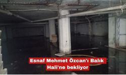 Esnaf Mehmet Özcan'ı Balık Hali'ne bekliyor