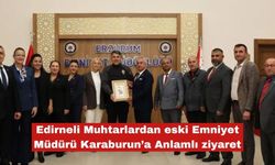 Edirneli muhtarlardan Karaburun'a ziyaret
