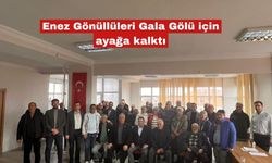 Enez Gönüllüleri Gala Gölü için ayağa kalktı